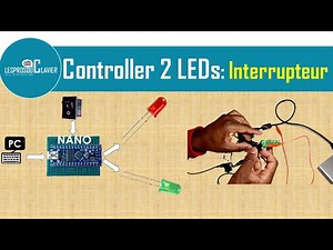 projet arduino : comment contrôler 2 led avec interrupteur | led rockerswitch