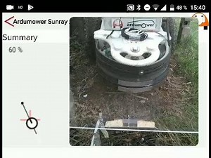 Ardumower (DIY robot mower + RTK-GPS kit) can dock automatically cm-precise without perimeter wire