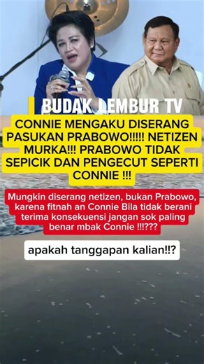 Viral connie bakrie tuduh prabowo‼️#prabowo#conniebakrie #fyp#shorts #viral #beritaterkini #trending