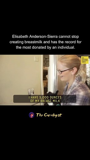 The Curiologist | World's Largest Breast Milk Donor 🍼 Elisabeth Anderson Sierra, often referred to as the "Milk Goddess," is recognized as one of the... | Instagram