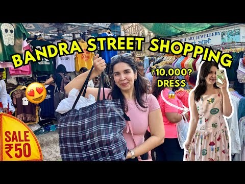 Bandra Hill Road Street Shopping Haul 🛍️ Trendy Clothes, Accessories & Sunglasses! | Heli Ved