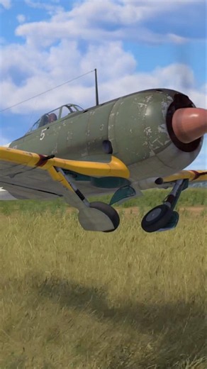 Landing and parking, get up close to this Ki-44 'Shoki', introduced in 1942. #warthunder #history