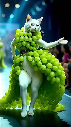 Monkeys Entry in Fruit Fashion Catwalk 😼🍌🐒