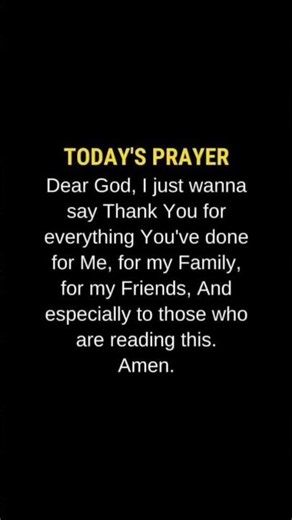 Dear God, Thank You For Everything 🙏 | A Powerful Prayer of Gratitude#bibleverse #dailyprayer#jesus