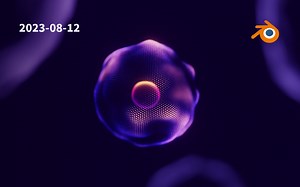 【Blender教程】超简单！Blender点阵置换细胞动画来了，100%学会
