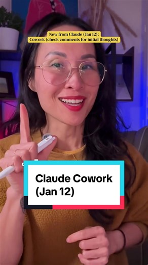 Jan 12: New from @anthropic.ai - Claude Cowork. This beta tool on the Mac desktop Claude app combines the user interface of the Claude chat app and its connectors to agentic capabilities Claude Codes in working with local files in our computers. For non-technical knowledge workers who use Claude Code (or thinking about it) for research, data analysis, generating artifacts like spreadsheets, etc., this may be the look of things to come. I won’t be giving up Claude Code but I’m very curious how th