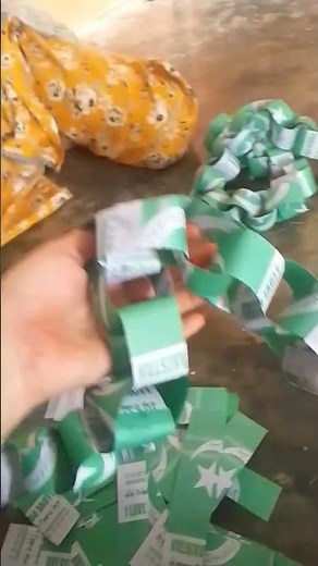 Challenge make paper chain in 5 minutes