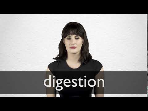 How to pronounce DIGESTION in British English