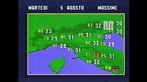 20K views · 598 reactions | 1986 Rai Rete2 Meteo2 previsioni meteo del 4 agosto | I Magnetici anni | Facebook
