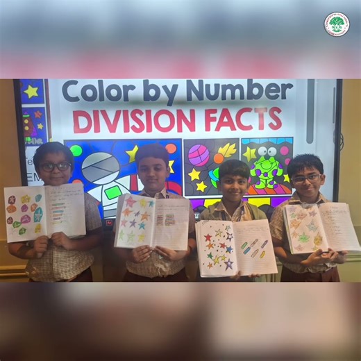 Grade : 4B | Subject : Maths | Topic : Division | Activity : Color by Numbers 