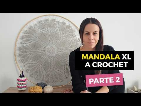Dale forma a tu MANDALA o atrapasueños gigante 🧶✨ | Parte 2 tutorial paso a paso