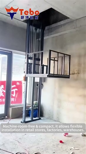 mini small cargo lift| hydraulic lift|warehouse goods lift|wall mounted lift|industrial freight lift