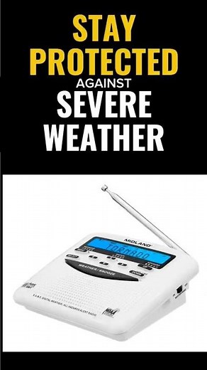 No More Surprises! Stay Prepared with the Midland WR120B Weather Alert Radio!