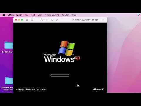 Installing Windows XP on VMWare Fusion