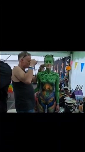 most beautiful body art / body painting by worldchampion of bodypainting Udo Schurr