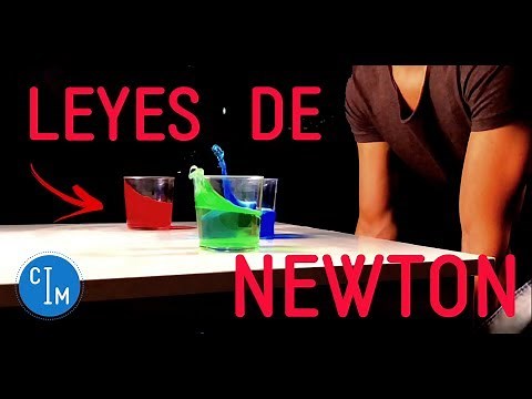 LEYES DE NEWTON en EXPERIMENTOS CASEROS SORPRENDENTES