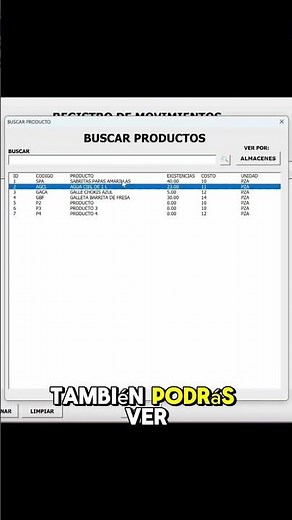 Sistema control de inventario en Excel fácil de usar