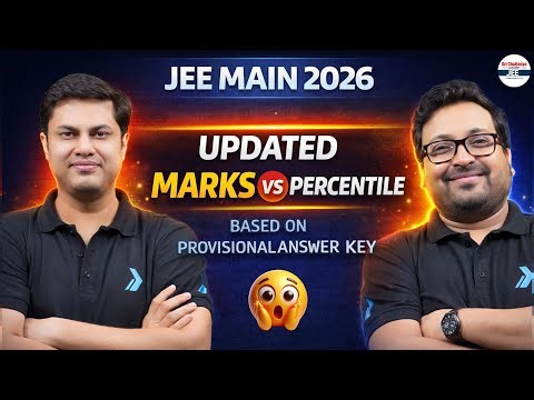Updated JEE Main 2026 Marks 🆚 Percentile | 😨 Based On JEE Main Provisional Answer Key #jee2026 #jee