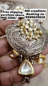 https://www.facebook.com/groups/enterprisingdivvaz/?ref=share Silver look alike dule tone kundan fusion articles. Grab these offer price For booking msg me on 9999829658What app link  for booking https://wa.me/919999829658?text #brassjwelery #onlinebusiness #silverjeweller #polkijewle #mdcreations #semipreciousjewellery #silver #kundanearring | Enterprising DiVvaz Shopping Page | Facebook