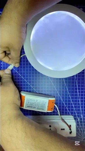 Fix a Flashing LED Panel #Shorts #LEDLightFix #DIYRepair #CeilingLightBlinking