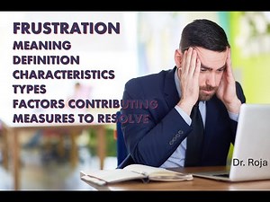 FRUSTRATION, DEFINITION,TYPES, CAUSES, AND MEASURES TO RESOLVE #psychologyfacts #psychology