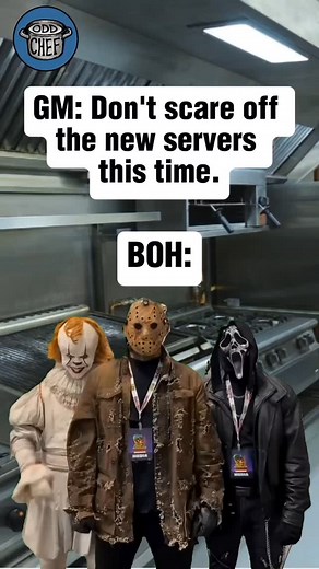 At least TRY to act normal🤣 #cheflife #chef #chefsofinstagram #restaurantlife #chefstyle #chefmemes #chefstable | Odd Chef