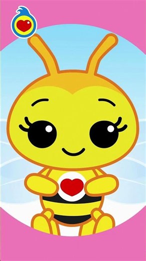 🐝 The Little Bee Makes a Mistake 🌸🤭 #LittleBee #Shorts #NurseryRhymes #PlimPlim