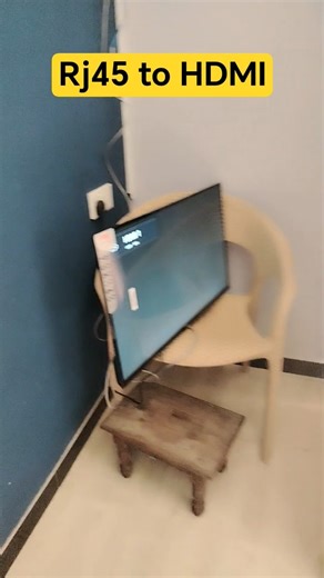 RJ 45 to HDMI Converter | Signal problems #cctv #viral