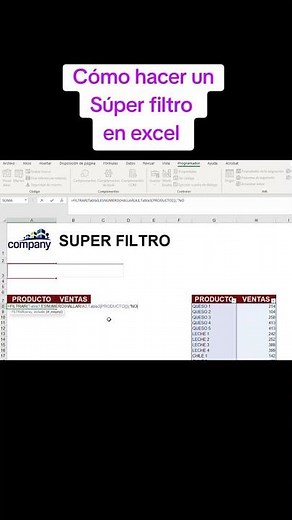 Cómo hacer un súper filtro en excelCómo filtrar palabras parciales o texto que contenga en excel