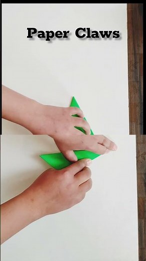 origami paper Claws tutorial - DIY