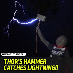 ⚡ Catching LIGHTNING With Thor's Hammer! ⚡ | The Hacksmith