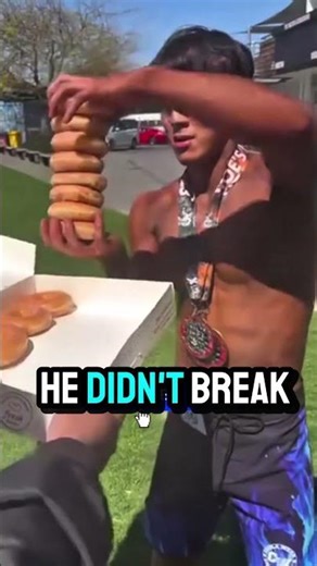 He was allowed just ONE donut... 😱🍩