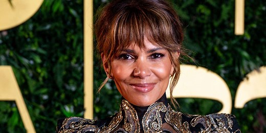 Halle Berry Rang in 2024 Wearing Lingerie and a Gold Blazer