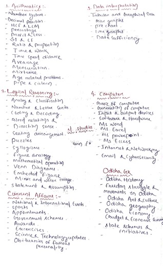 OSSC CGL 2025 detailed syllabus and Examinations pattern #studious aspirant#ytshorts