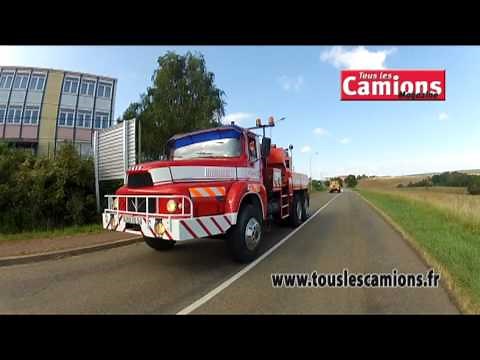 Camions de collection : Les UNIC du rallye des Laborieux 2012