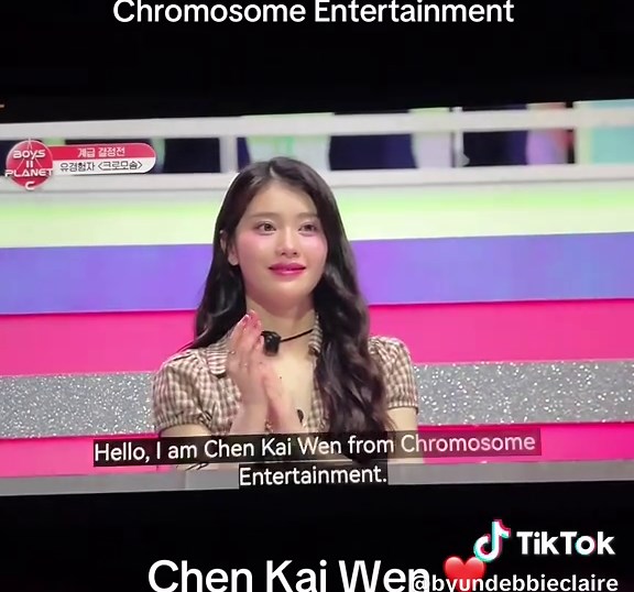 Chen Kai Wen: A Rising Star from Chromosome Entertainment
