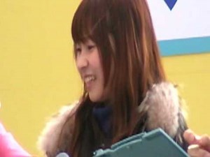 2009/11 イベントのゲーム中の角田智美アナ