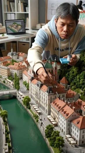 "Diorama Kota Ljubljana, Slovenia 🇸🇮"