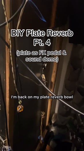 Tall, the Producer on Instagram: "My gift to you is reverb. Thanks for being a part of this journey with me #diy #platereverb #producer #guitar #demo #studio"