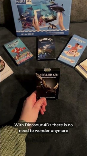 Bring Dinosaurs to Life with Dinosaur 4D+ Augmented Reality #augmentedreality #jurassicworld #dino