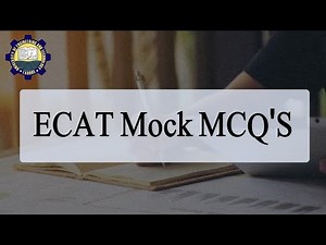 Ecat Mock test | UET ECAT | uet ecat 2021 preparation