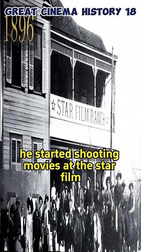 Georges Méliès who saw the bright future of cinema