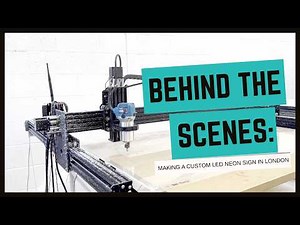 Behind the Scenes Making a Custom LED Neon Sign in London