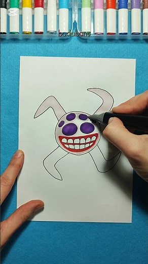 How to draw Giggle from Doors (ROBLOX)👾🚪#drawing #tutorial #doors #monster #character #creative #art