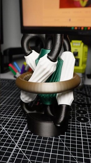 3D Printed Motorized Hyperbolic Gearset