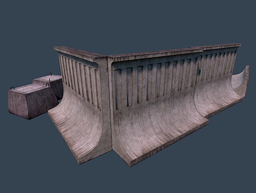 Modular self-stand fence | 3D Props | Unity Asset Store