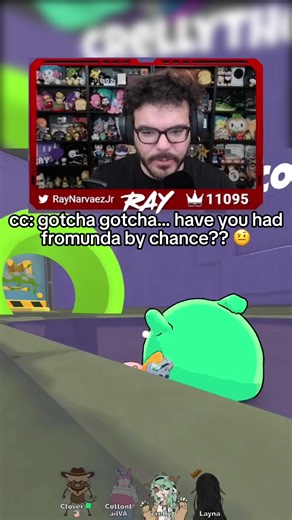 poor crelly got got 😭 (Video: Frog Sqwad) #raynarvaezjr #twitch #fyp #rayd #cheese