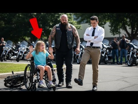 “Smile Again, Kid” — A Rich Brat Mocked a Disabled Girl Until 10 Hells Angels Saw Everything