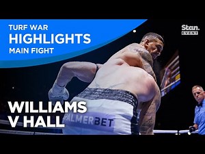 FULL FIGHT: Sonny Bill Williams v Barry Hall | Turf War | Stan Event