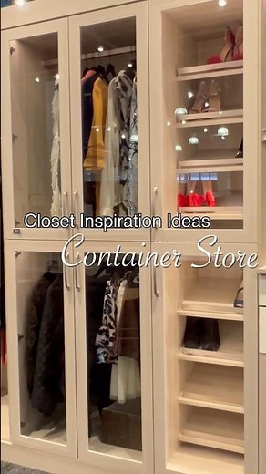 Closet Designs Ideas at The Container Store | Elfa System #diy #shorts #closetideas #homedecor